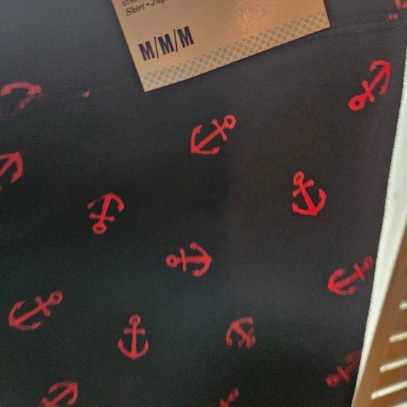 Nautical anchor skirt nwt sz M - Picture 1 of 3